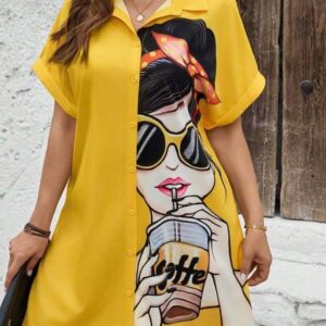 Vestido Oversize Amarillo